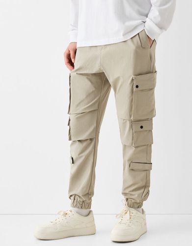 Pantalón Multicargo Técnico Hombre Xl - Bershka - Modalova