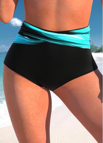 High Waisted Ombre Cyan Bikini Bottom - unsigned - Modalova