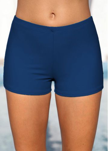 Mid Waisted Blue Stretch Swim Shorts - unsigned - Modalova