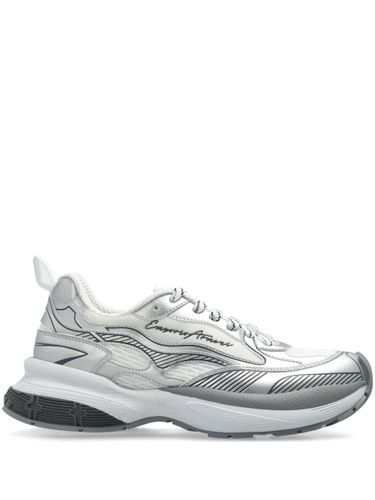 Emporio Armani Laminated Sneakers - Emporio Armani - Modalova