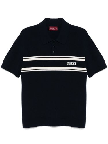 Gucci Cotton Polo Shirt With Logo - Gucci - Modalova