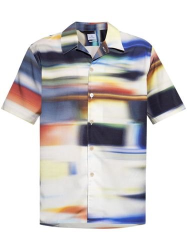Printed Cotton Blend Shirt - PS PAUL SMITH - Modalova