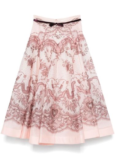 Zimmermann Crush Silk Blend Skirt - Zimmermann - Modalova