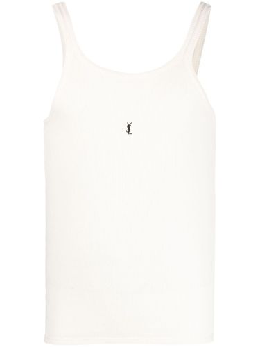 Wool And Cotton Blend Tank Top - Saint Laurent - Modalova