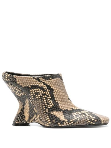 Leather Asymmetric Boots - Dries Van Noten - Modalova