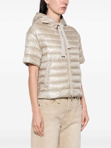 HERNO- Nylon Short Down Jacket - Herno - Modalova