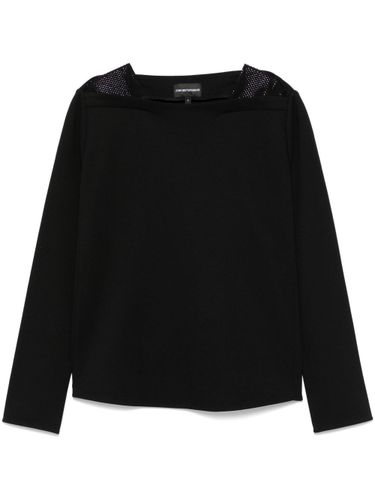 Emporio Armani Boat Neck Sweater - Emporio Armani - Modalova