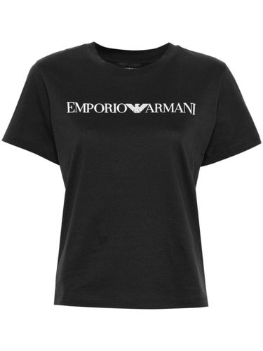 Emporio Armani Logo Cotton T-Shirt - Emporio Armani - Modalova