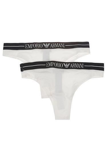 Emporio Armani Logo Briefs - 2 Pack - Emporio Armani - Modalova