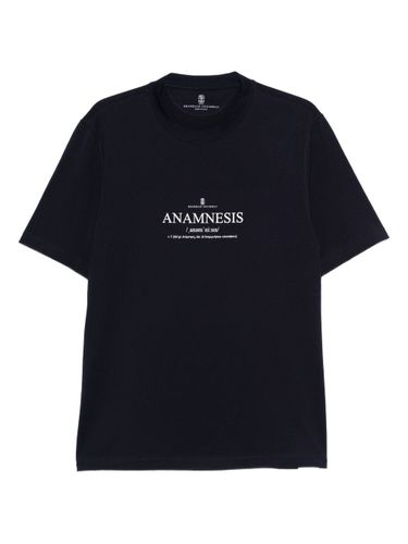 Printed Cotton T-Shirt - Brunello Cucinelli - Modalova