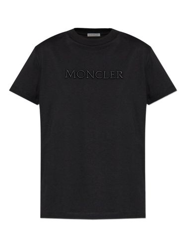 Moncler Logo Cotton T-Shirt - Moncler - Modalova