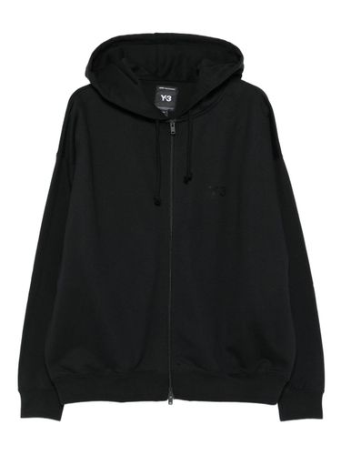 Y-3 Logo Cotton Hoodie - Y-3 - Modalova