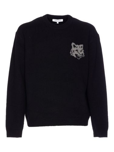 Fox Head Wool Jumper - MAISON KITSUNE' - Modalova