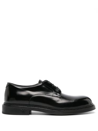 Emporio Armani Leather Laced Shoes - Emporio Armani - Modalova