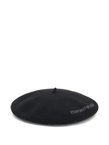 Emporio Armani Wool Basque Hat - Emporio Armani - Modalova