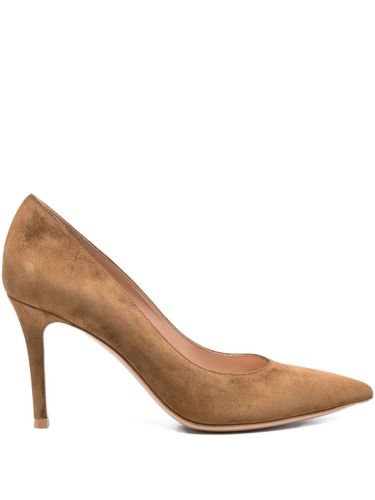 Gianvito 85 Leather Pumps - Gianvito Rossi - Modalova