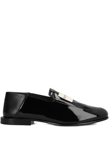 Givenchy Label Leather Loafers - Givenchy - Modalova