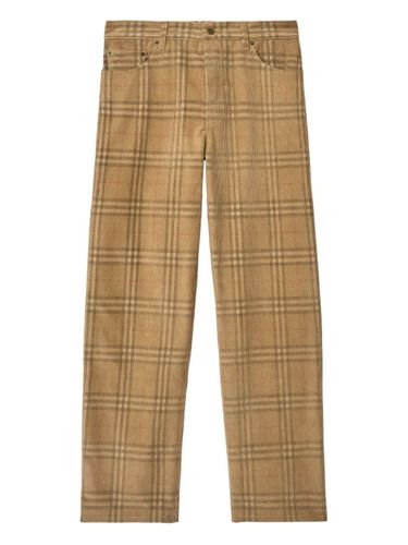 Burberry Sand Ip Check Trousers - Burberry - Modalova