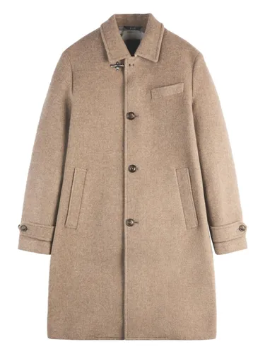 Bottoned Wool Coat With One Hook - Fay - Modalova