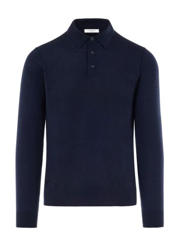 Long-Sleeved Polo Shirt - PAOLO PECORA - Modalova