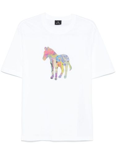 Zebra Craft Cotton T-Shirt - PS PAUL SMITH - Modalova