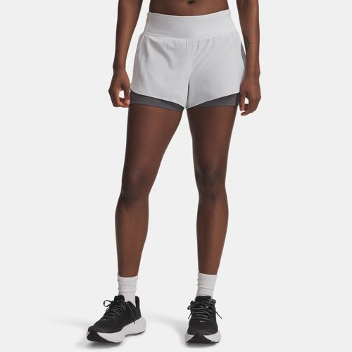 Short deux-en-un Launch Pro Halo / Castlerock / réfléchissant L - Under Armour - Modalova