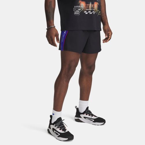 Short Colorblock tissé Project Rock / Royal / Blanc L - Under Armour - Modalova