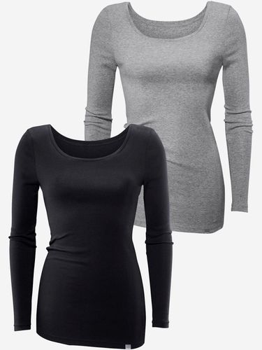 T-shirt manches longues matière côtelée de qualité - - Bench. - Modalova