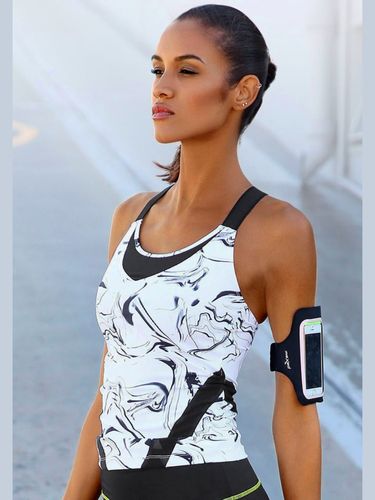 T-shirt technique débardeur performance, bretelles élastiques - - LASCANA ACTIVE - Modalova