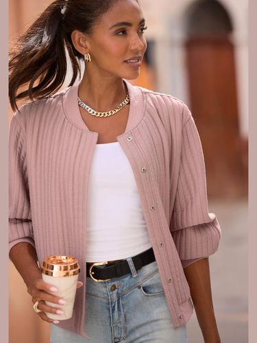 Bomber boutons-pression invisibles - LASCANA - Modalova