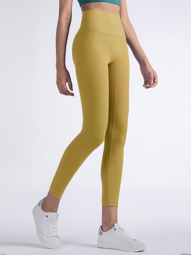 Legging De Yoga Pantalon De Sport En Nylon Taille Haute Cyclisme - milanoo.com - Modalova