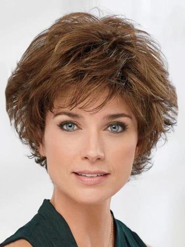 Perruque Bob à couches courtes et synthétiquess 2025 - milanoo.com - Modalova