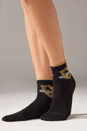 Calcetines Cortos Harry Potter con Glitter Mujer Velikost TU - Calzedonia - Modalova