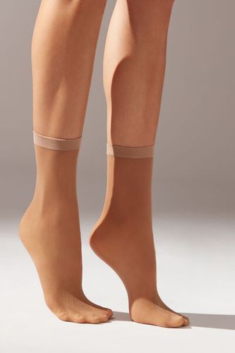 Calcetines Cortos de Red Moteada Eco Mujer Velikost TU - Calzedonia - Modalova