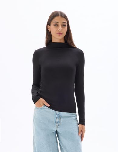 T-shirt en coton stretch à manches longues - celio - Modalova