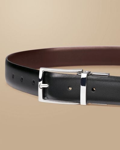 Men's Leather Reversible Belt - & Brown, 30 by - Charles Tyrwhitt - Modalova