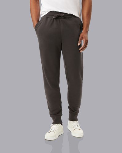 Men's Jersey Joggers - Charcoal Black, XXL by - Charles Tyrwhitt - Modalova