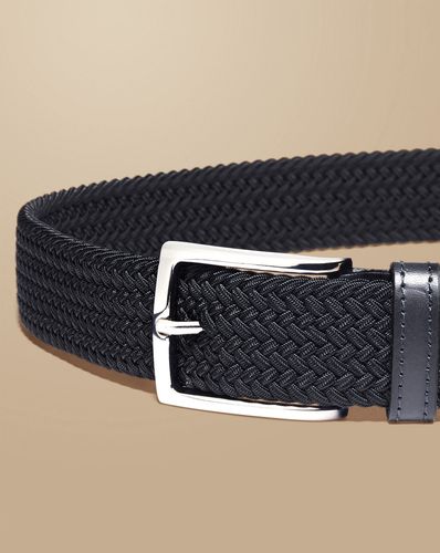 Men's Casual Stretch Belt - Navy, 32 by - Charles Tyrwhitt - Modalova