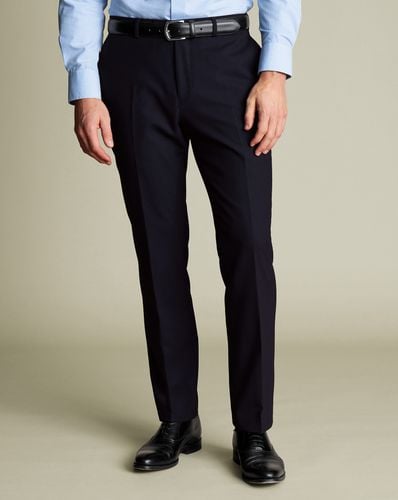 Men's Ultimate Performance Suit Trousers - Dark Navy, 30/38 by - Charles Tyrwhitt - Modalova