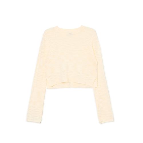 Cropp - Jersey corto - crema - Cropp - Modalova