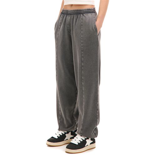 Joggers de algodón con pespuntes - Cropp - Modalova