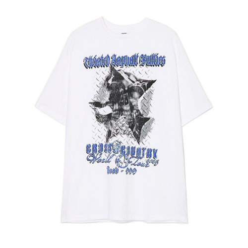 Camiseta blanca con estampado - Cropp - Modalova