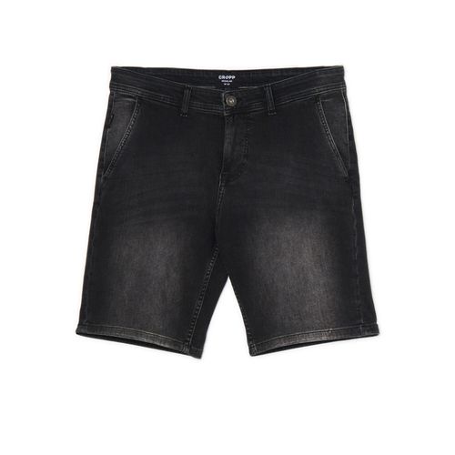 Shorts de mezclilla con efecto lavado - Cropp - Modalova