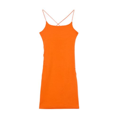 Cropp - Vestido mini liso - Naranja - Cropp - Modalova