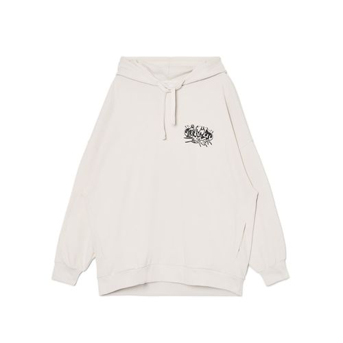 Sudadera con capucha y estampado - Cropp - Modalova