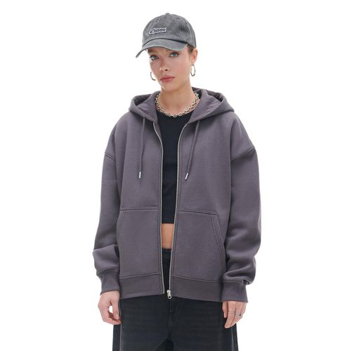 Sudadera deportiva con capucha y cremallera - Cropp - Modalova