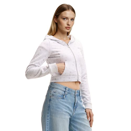 Sudadera con aislamiento y aplicación - Cropp - Modalova