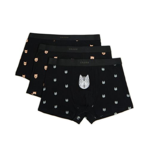 Cropp - Pack de 3 bóxeres - Negro - Cropp - Modalova