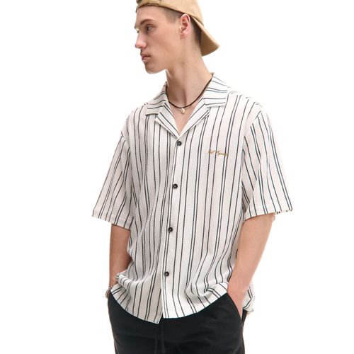 Cropp - Camisa a rayas - Blanco - Cropp - Modalova