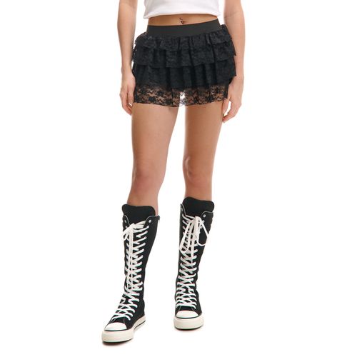 Cropp - Pantalón corto - Negro - Cropp - Modalova